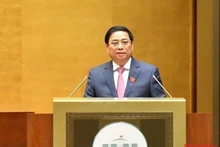 El primer ministro vietnamita, Pham Minh Chinh,en la reunión.