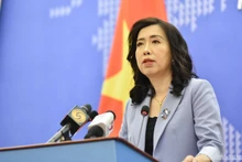 La vocera de la Cancillería, Le Thi Thu Hang. (Fotografía: baoquocte.vn)