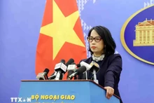 La portavoz de la Cancillería de Vietnam, Pham Thu Hang. (Foto: VNA)