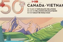 Mensaje por el 50 aniversario de las relaciones diplomáticas Vietnam-Canadá. (Fotografía: Embajada de Canadá en Vietnam)