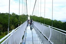 El puente de vidrio de Ngan Thong (Fotografía: VNA)