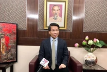 El cónsul general de Vietnam en Hong Kong (China, Pham Binh Dam, en la entrevista (Foto: VNA)