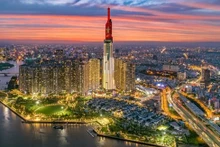 Un rincón de Ciudad Ho Chi Minh, el centro económico en el sur de Vietnam. (Foto: VNA)