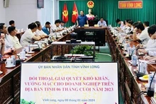 En el diálogo (Foto: baovinhlong.com.vn)