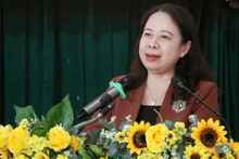 La vicepresidenta de Vietnam Vo Thi Anh Xuan (Fotografía: VNA)