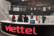 Stand de Viettel en el Congreso Mundial de Móviles 2024.