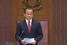 Seah Kian Peng prestó juramento como el undécimo presidente del Parlamento de Singapur el 2 de agosto. (Fotografía: Ministerio de Comunicación e Información de Singapur)