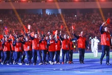 La delegación de deportes de Vietnam (Fotografía: sggp)