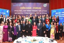 Los delegados participantes en la reunión. (Fotografía: phunuvietnam.vn)
