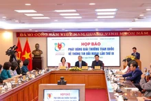 Panorama de la rueda de prensa (Fotografía: VNA)