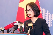 La portavoz de la Cancillería vietnamita, Pham Thu Hang (Fotografía: VNA)