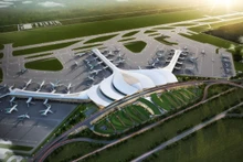 Perspectiva de la Terminal de pasajeros del aeropuerto de Long Thanh (Fotografía: Vietnam +)
