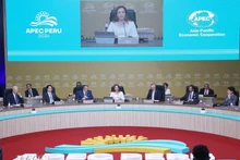 [Foto] Presidente vietnamita asiste al diálogo informal entre líderes de APEC e invitados