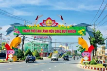 Ciudad de Cao Lanh. (Fotografía: baodautu.vn)