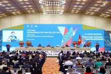 Clausura de la IX Conferencia Mundial de Jóvenes Parlamentarios (Fotografía: VNA)