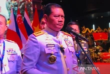El comandante de las Fuerzas Armadas Nacionales de Indonesia, almirante Yudo Margono. (Fotografía: antaranews.com)