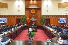 El primer ministro de Vietnam, Pham Minh Chinh, preside una reunión sobre la ejecución del proyecto de Long Thanh (Foto: Nhan Dan)