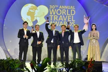 En la ceremonia de premiación (Fotografía: Ministerio de Cultura, Deportes y Turismo)