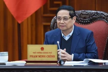El primer ministro vietnamita, Pham Minh Chinh, preside la reunión (Foto: Nhan Dan)