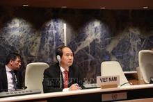 El viceministro de Interior de Vietnam Nguyen Van Hoi en el evento.(Foto: VNA)