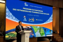 El director general de la Autoridad Nacional de Turismo de Vietnam, Nguyen Trung Khanh, en la inauguración del programa. (Foto: VNA)