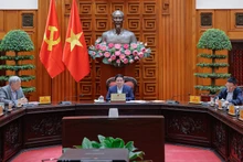 El primer ministro de Vietnam, Pham Minh Chinh, preside la primera reunión, (Foto: baochinhphu.vn)