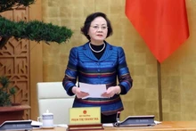 La ministra de Interior, Pham Thi Thanh Tra. (Foto: VNA)