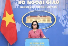 La portavoz del Ministerio de Relaciones Exteriores de Vietnam, Pham Thu Hang (Foto: Cancillería de Vietnam)