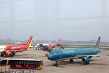 En el aeropuerto de Noi Bai (Foto: VNA)