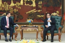 [Foto] Premier vietnamita recibe al director ejecutivo del fondo de inversión Warburg Pincus