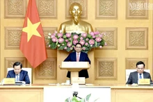 El primer ministro vietnamita, Pham Minh Chinh, en el evento (Fotografía: Nhan Dan)