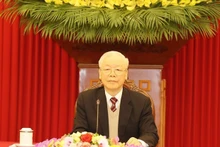 El secretario general del Partido Comunista de Vietnam, Nguyen Phu Trong. (Fotografía: VNA)
