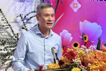 El embajador de Vietnam en Camboya, Nguyen Minh Vu, habla en la cita. (Foto: Nhan Dan)