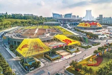El Centro Internacional de Convenciones y Exposiciones de Nanning. (Fotografía: Diario del Pueblo)