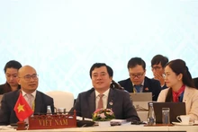 La delegación vietnamita en la cita (Foto: VNA)