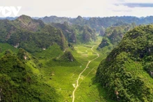 Panorama del Geoparque de Lang Son (Fotografía: VOV)