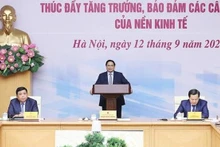 El primer ministro de Vietnam, Pham Minh Chinh, en el evento (Fotografía: VNA)