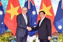 El primer ministro vietnamita, Pham Minh Chinh, y su homólogo australiano, Anthony Albanese (Fotografía: Nhan Dan)