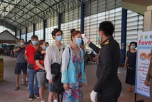 Puesto de de Aranyaprathet en la provincia de Sa Kaeo, Tailandia. (Fotografía: bangkokpost.com)