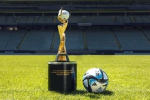 Trofeo de la Copa Mundial Femenina 2023 (Fotografía: VNA)