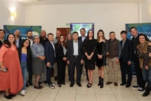 La delegación de la Embajada vietnamita y las empresas del estado central de Guanajuato (Foto: VNA)