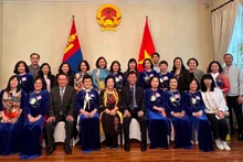 Participantes en el evento. (Fotografía: Embajada de Vietnam en Mongolia)