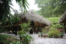En el Área de Reserva de Aldea de Casas sobre Pilotes Ecológicas Thai Hai (Fotografía: toquoc.vn)