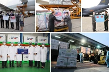 En la lucha contra la pandemia de la Covid-19, Vietnam ha recibido millones de dosis de vacunas contra la Covid-19 por la "diplomacia de vacunas". (Fotografía: VNA)