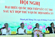 [Foto] Máximo dirigente vietnamita se reúne con votantes en Hung Yen