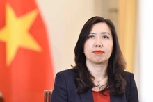 La viceministra de Relaciones Exteriores Le Thi Thu Hang. (Foto: VNA)