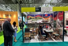 Stand de Vietnam en el evento. (Fuente: VNA)