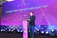 El viceministro de Información y Comunicación Nguyen Thanh Lam intervino en la ceremonia de inauguración. (Fotografía: VNA)