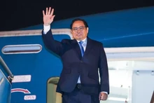 El primer ministro de Vietnam, Pham Minh Chinh, parte de Hanói para la gira europea. (Fotografía: VGP) 