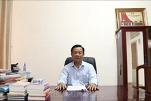 Ho Trung Viet, jefe de la Comisión de Comunicaión y Educación del Comité del PCV en Ca Mau. (Foto: VNA)